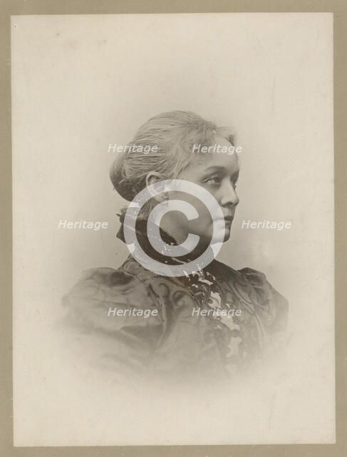 Pianist and composer Agathe Backer Grøndahl (1847-1907). Creator: Szacinski de Ravics, Ludwik (1844-1894).