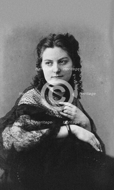 Pianist and composer Auguste Auspitz-Kolár (1844-1878), 1867. Creator: Photo studio Jägemann, Vienna  .