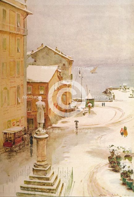'Piazza Mazzini, S. Margherita', c1910, (1912). Artist: Walter Frederick Roofe Tyndale.