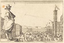 Piazza del Duomo, Florence, c. 1622. Creator: Jacques Callot