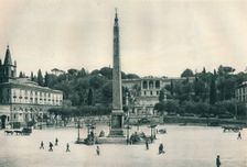 Piazza del Popolo and the Pincian Hill, Rome, Italy, 1927. Artist: Eugen Poppel