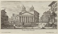 Piazza della Rotonda, 1640-1660. Creator: Israel Silvestre