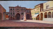 Piazza di Dante in Verona, 1900-1901. Creator: Aleksander Gierymski