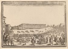 Piazza Presso alla Porta al Prato, 1621. Creator: Edouard Eckman