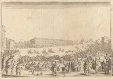 Piazza Presso alla Porta al Prato, c. 1622. Creator: Jacques Callot