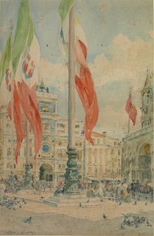 Piazza San Marco, 1839-1912. Creator: Henry Bacon