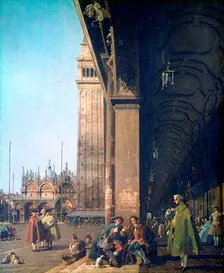 Piazza San Marco and the Colonnade 1756. Artist: Canaletto