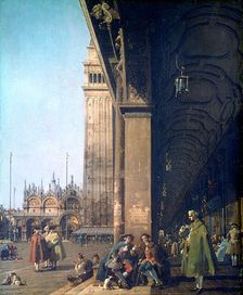 Piazza San Marco and the Colonnade 1756. Artist: Canaletto