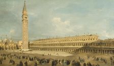 Piazza San Marco in Venice, late 18th-early 19th century. Creator: Giacomo Guardi