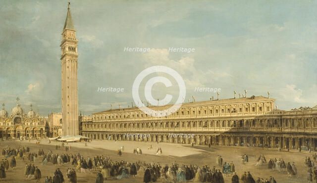 Piazza San Marco in Venice, late 18th-early 19th century. Creator: Giacomo Guardi.
