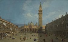 Piazza San Marco, late 1720s. Creator: Canaletto