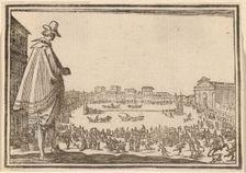 Piazza Santa Maria Novella, Florence, 1621. Creator: Edouard Eckman