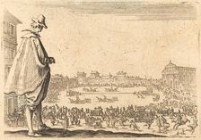 Piazza Santa Maria Novella, Florence, c. 1622. Creator: Jacques Callot