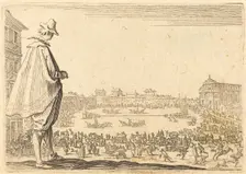 Piazza Santa Maria Novella, Florence, c. 1622. Creator: Jacques Callot