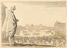 Piazza Santa Maria Novella, Florence, c. 1622. Creator: Jacques Callot