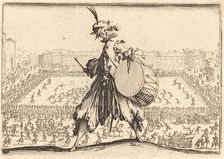 Piazza Santa Croce, Florence, c. 1617. Creator: Jacques Callot