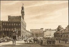 Piazza Signoria, n.d. Creator: Giuseppe Gherardi