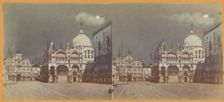 Piazzatta/St. Marks Church, Venice, about 1865. Creator: Unknown