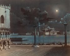 Piazzetta, Venice, about 1880-1890. Creator: Paolo Salviati