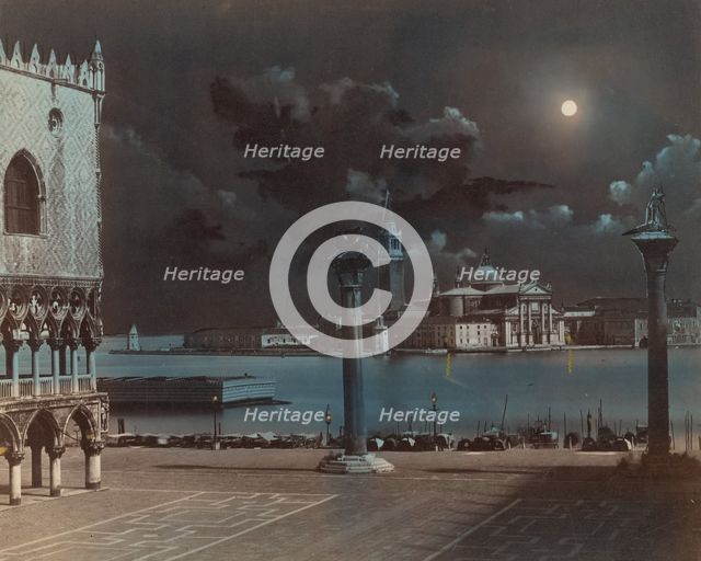 Piazzetta, Venice, about 1880-1890. Creator: Paolo Salviati.