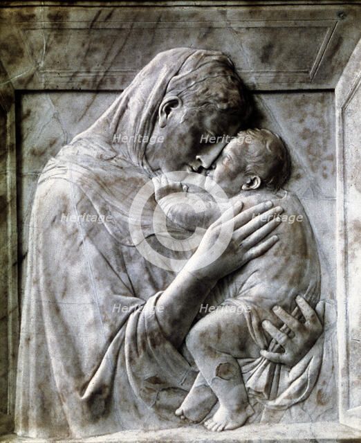 'Piazzi Madonna' ('Virgin and Child'), 1420-1430s. Artist: Donatello