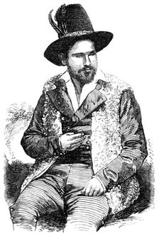 Picco, the Sardinian Minstrel - from a photograph by John Watkins, 1856. Creator: Unknown