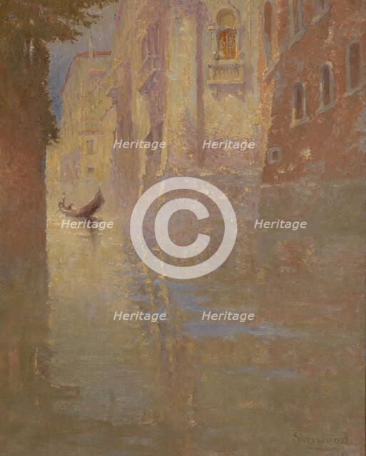 Piccolo Canale in Venice. Creator: William Anderson Sherwood.