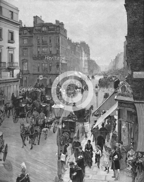 'Piccadilly', c1883, (1896). Artist: Unknown.