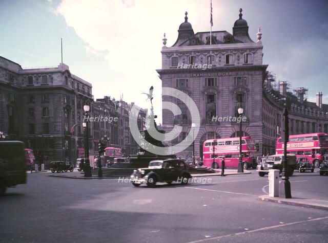 Piccadilly Circus, 1953. Creator: Arthur Charles Kirby Ware.