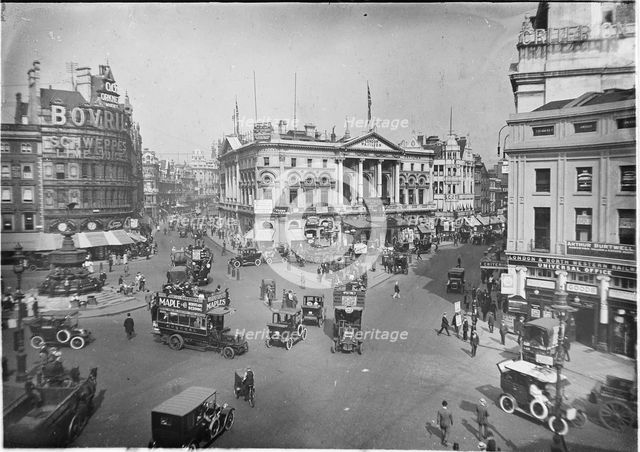Piccadilly Circus, City of Westminster, London, 1911. Creator: Unknown.