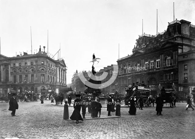 Piccadilly Circus, City of Westminster, London. Creator: Unknown.