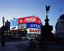 Piccadilly Circus, c1990-2010. Artist: Max Alexander