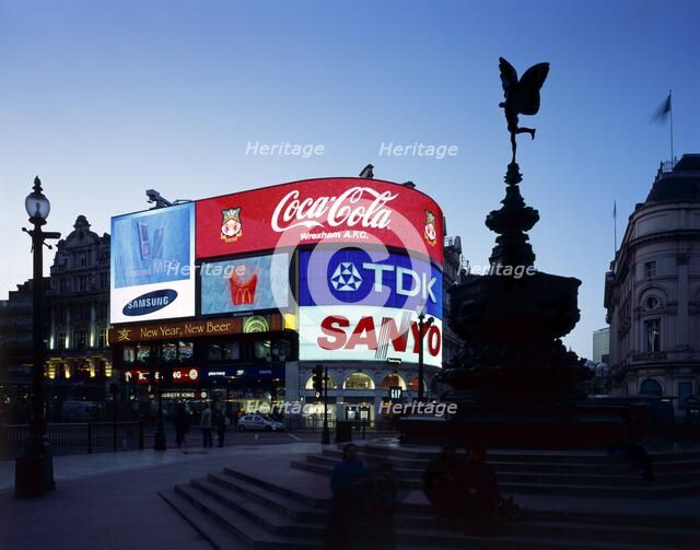 Piccadilly Circus, c1990-2010. Artist: Max Alexander.