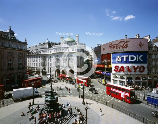 Piccadilly Circus, c1990-2010. Artist: Max Alexander.