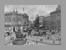 Piccadilly Circus, London, c1900. Artist: York & Son