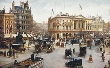 Piccadilly Circus, London, c1910. Creator: Unknown