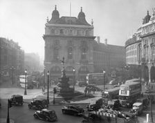 Piccadilly Circus, London, c1955. Creator: Arthur Charles Kirby Ware