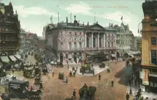 Piccadilly Circus, London late 19th-early 20th century. Creator: Unknown