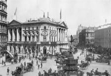 Piccadilly Circus, Westminster, London, c1910 (1911). Artist: Photochrom Co Ltd of London