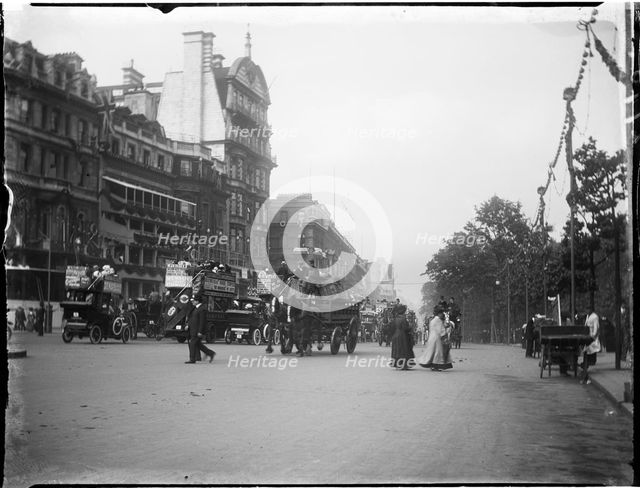 Piccadilly, City of Westminster, London, 1911. Creator: Katherine Jean Macfee.