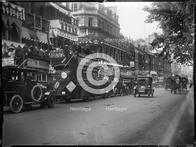 Piccadilly, City of Westminster, London, 1911. Creator: Katherine Jean Macfee.