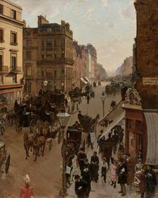 Piccadilly - Drawing Room Day, 1883. Creator: Gregory, Edward John (1850-1909)