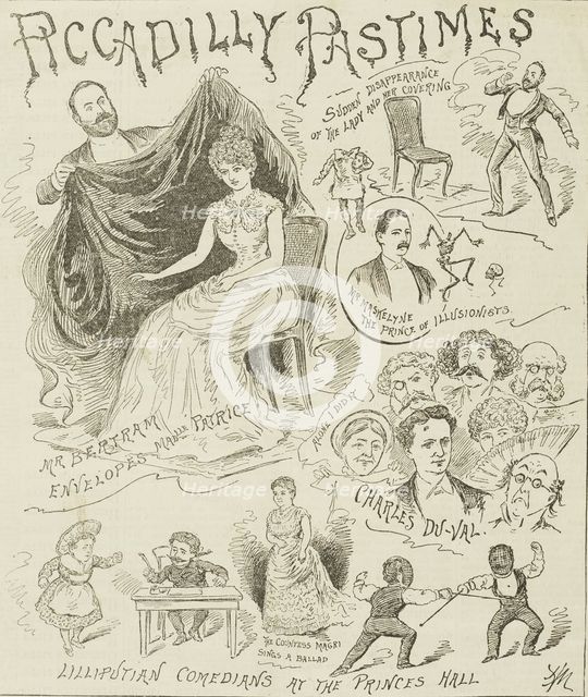 Piccadilly Pastimes, 1886. Creator: Unknown.