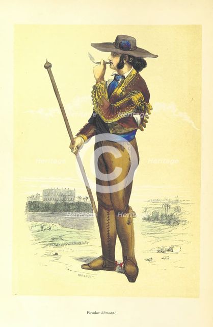 Picador dismantled [?], 1848. Creator: Markaert.