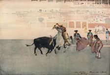 Picadors, Seville, 1893, (1906). Artist: Arthur Melville