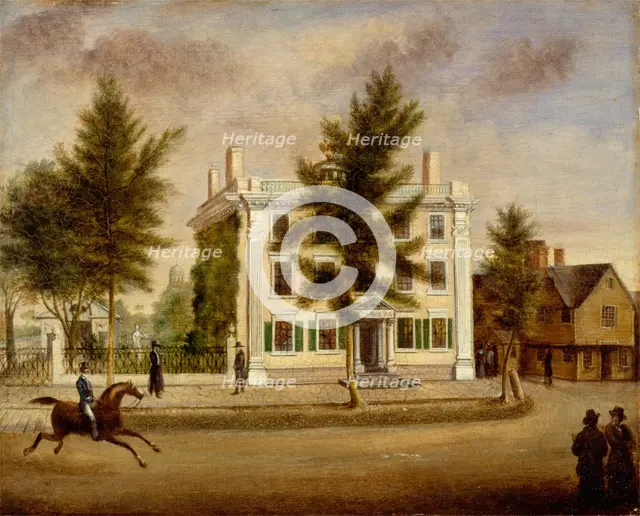 Pickman-Derby House, 70 Washington Street, Salem, Massachusetts, c1825. Creator: Mary Jane Derby.