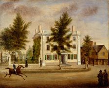 Pickman-Derby House, 70 Washington Street, Salem, Massachusetts, c1825. Creator: Mary Jane Derby