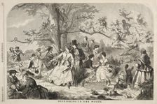 Picknicking in the Woods, 1858. Creator: Winslow Homer (American, 1836-1910)