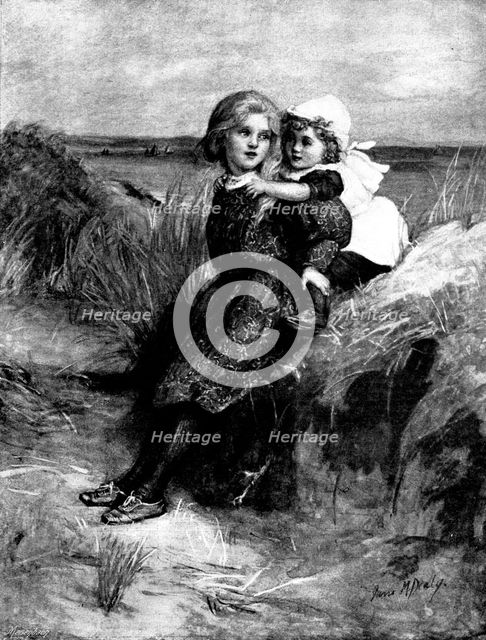 "Pickaback" - by Miss Jane M. Dealy, 1895. Creator: George Meisenbach.