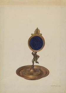 Pickaninny Watch Stand, c. 1940. Creator: William O. Fletcher